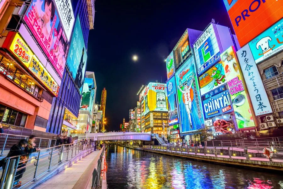 Khám phá sự đông vui, nhộn nhịp tại Osaka