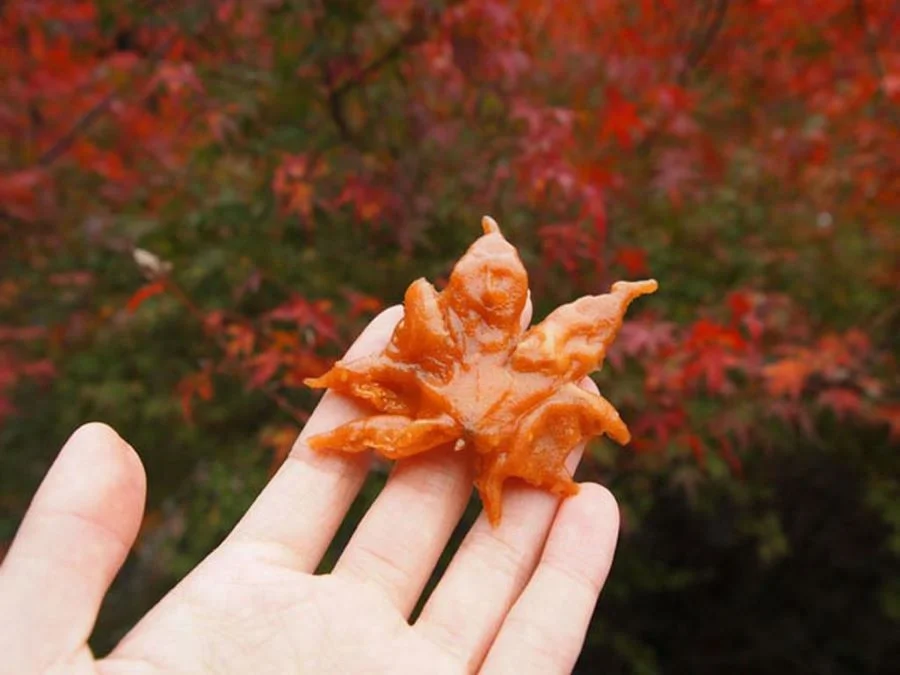 Món Tempura lá phong độc đáo của người Nhật