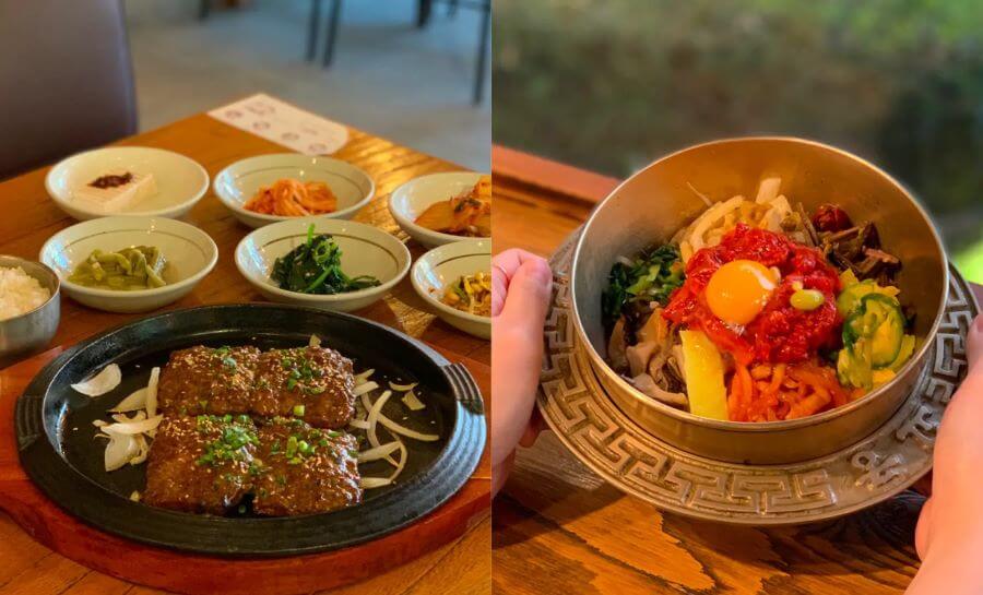 Thưởng thức ẩm thực là một trải nghiệm thú vị khi đến với Lễ hội hoa Sơn thù du tại Gurye Hàn Quốc