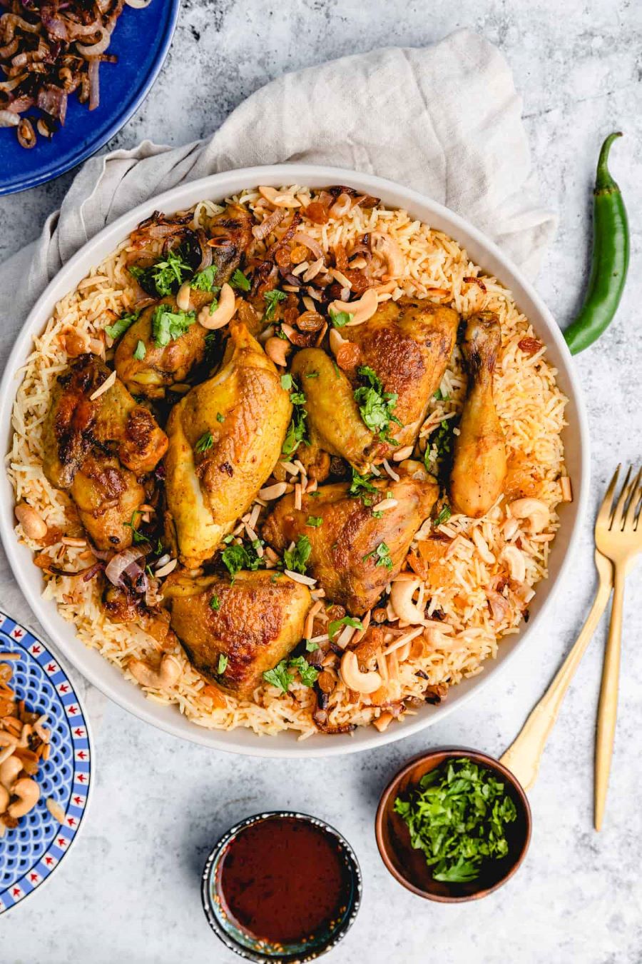Cơm AI Machboos - Món ăn này được ví von như đặc sản của Dubai