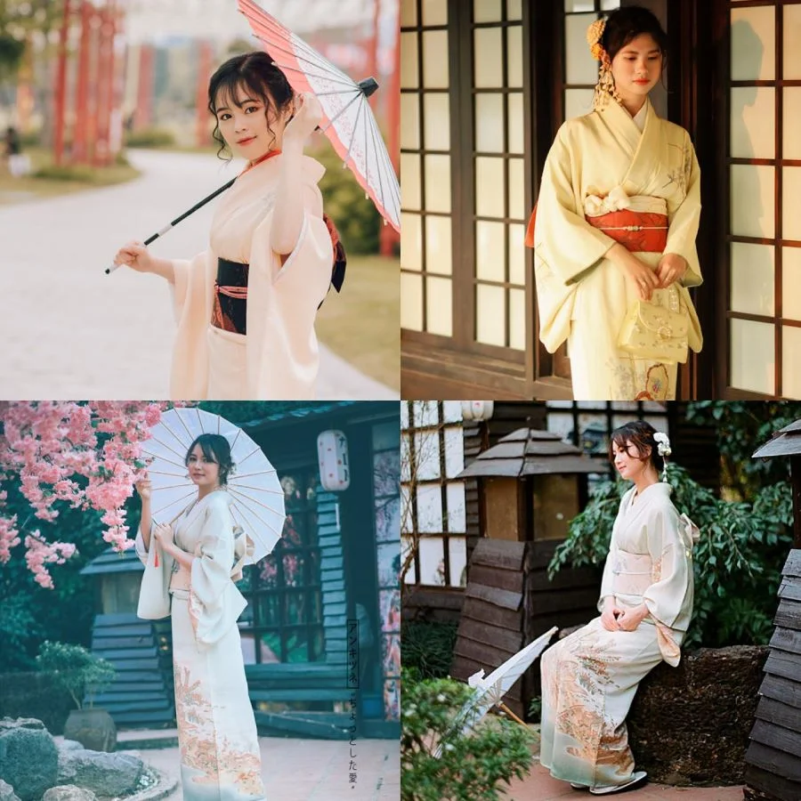 Kimono được sử dụng trong các dịp lễ lớn và trang trọng thể hiện sự trang nghiêm và tinh tế