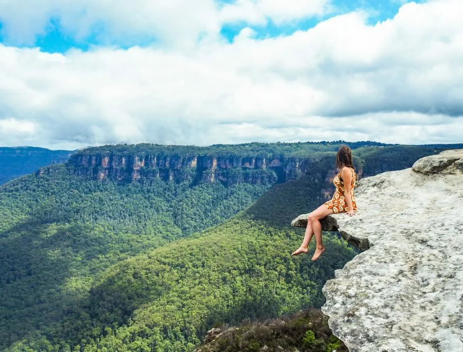 Khung cảnh hùng vĩ của dãy núi Blue Mountains