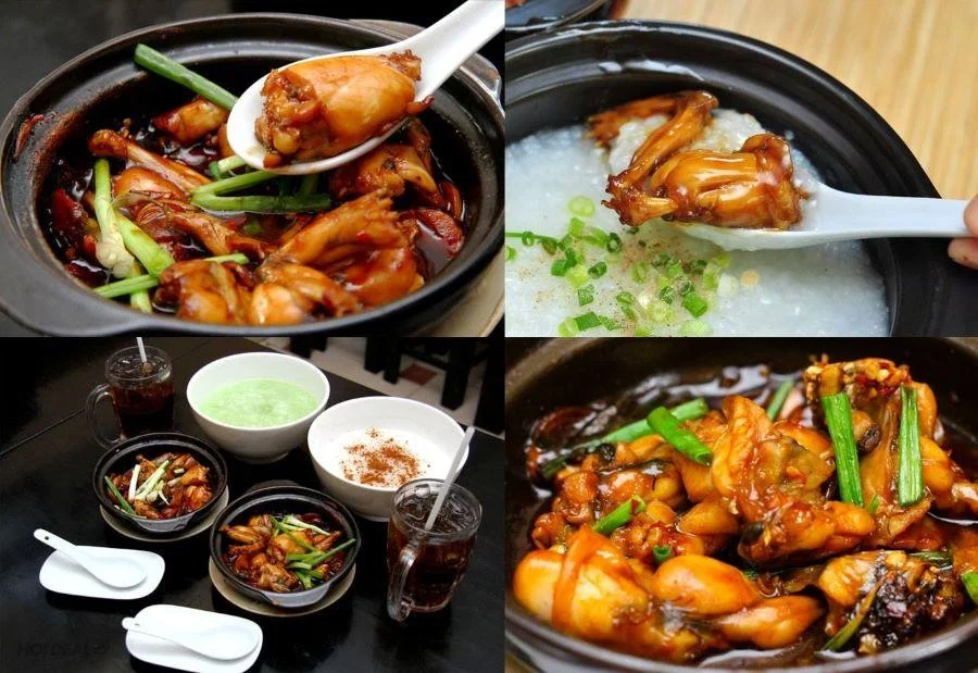 Cháo ếch Singapore - một món ăn trứ danh của Singapore
