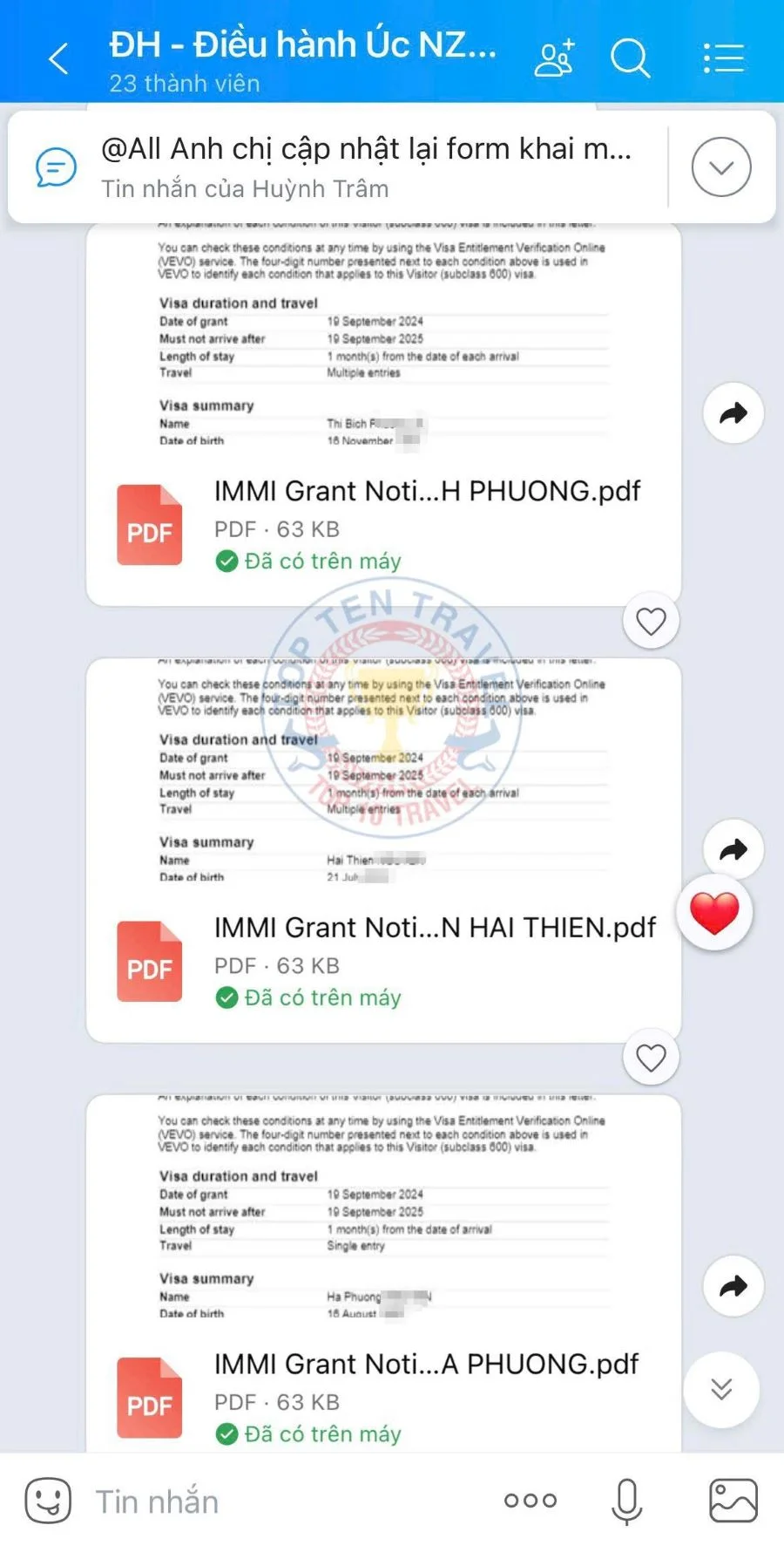 Một bộ hồ sơ tốt sẽ quyết định rất nhiều đến việc thành hay bại của quá trình xin visa