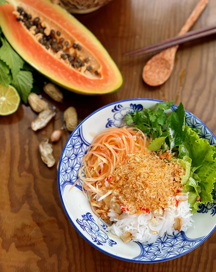 Bún nhâm Hà Tiên thơm ngon, khó cưỡng khiến thực khách say mê và lưu luyến