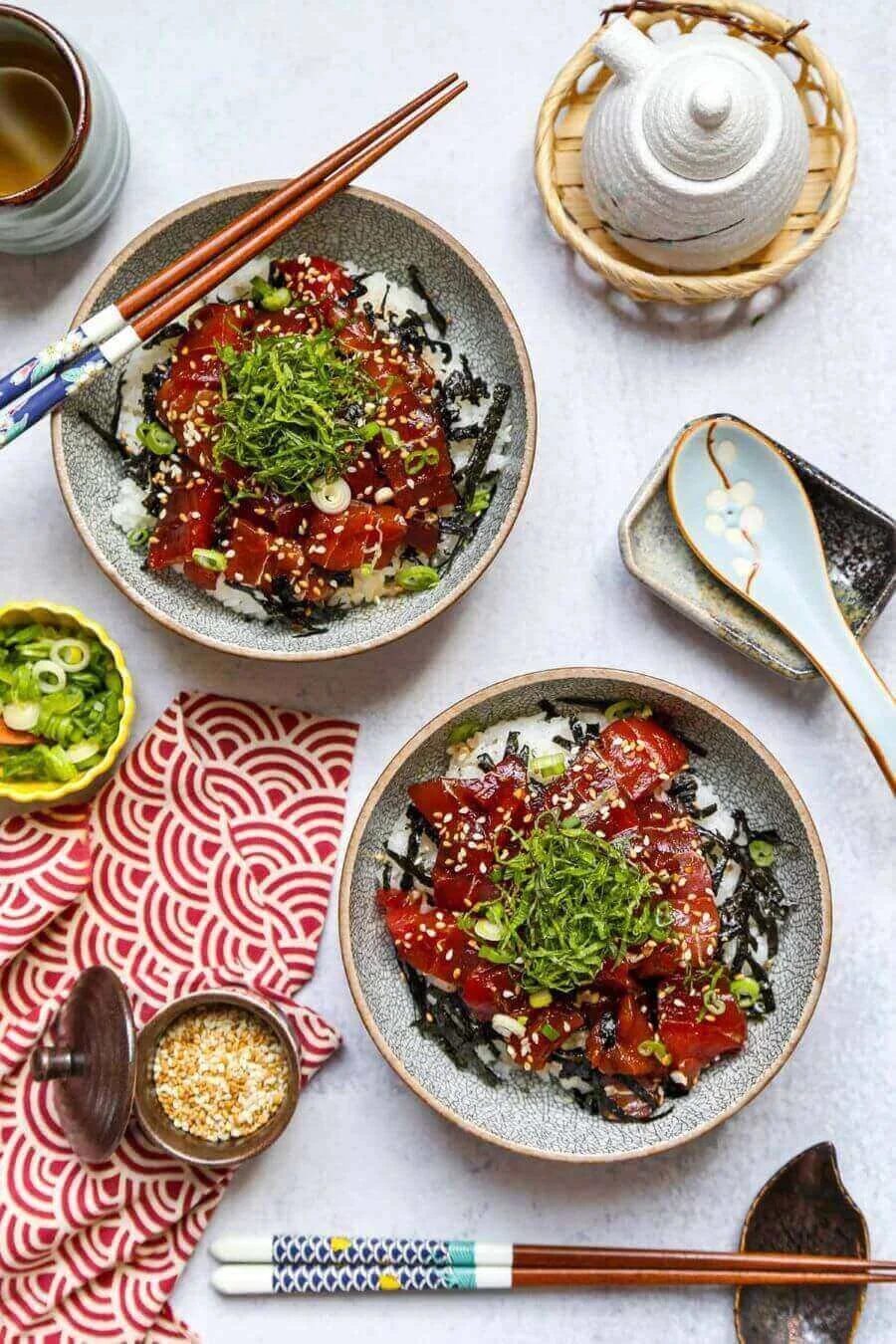 Tekkadon là món Donburi dành cho những người yêu thích cá ngừ