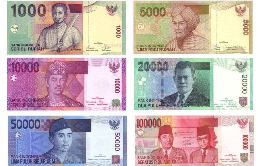 Loại tiền tệ được sử dụng tại Bali - Indonesia là Rupiah