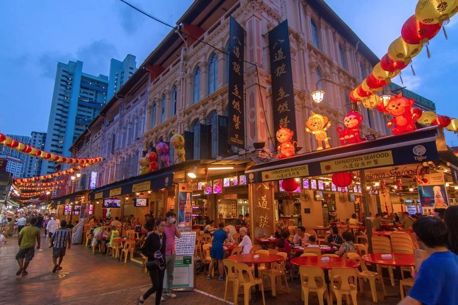 Chinatown là trung tâm của văn hóa và tôn giáo ở Singapore mang phong cách Trung Hoa