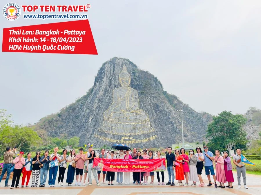Tổng hợp hình đoàn tour du lịch khởi hành tháng 4 tại Top Ten Travel
