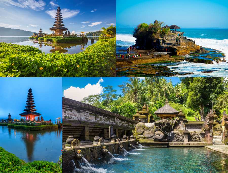 Bali sở hữu những ngôi đền cổ kính, được xây dựng theo kiến trúc độc đáo