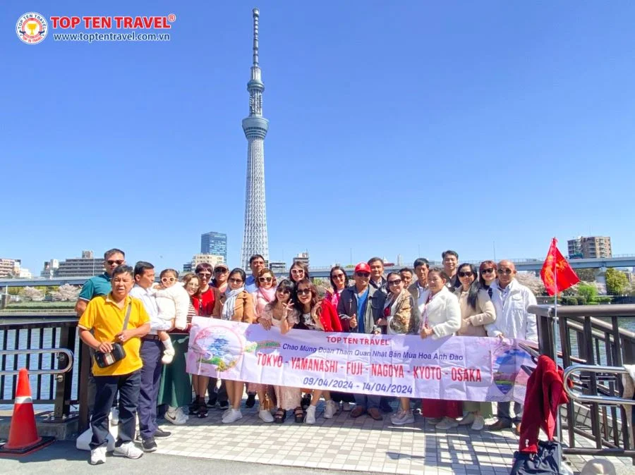 Tour Nhật Bản 6 ngày 5 đêm được nhiều du khách yêu thích tại Top Ten Travel