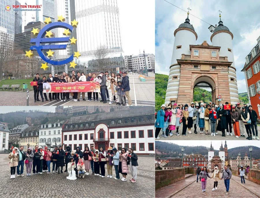 Hình ảnh đoàn khách tham gia Tour Châu Âu Đức – Hà Lan – Bỉ - Pháp tại Top Ten Travel