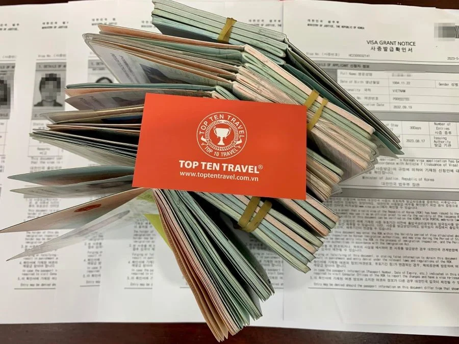 Top Ten Travel là đơn vị chuyên xử lý mọi loại hồ sơ visa, giúp tăng tỉ lệ đậu cao nhất