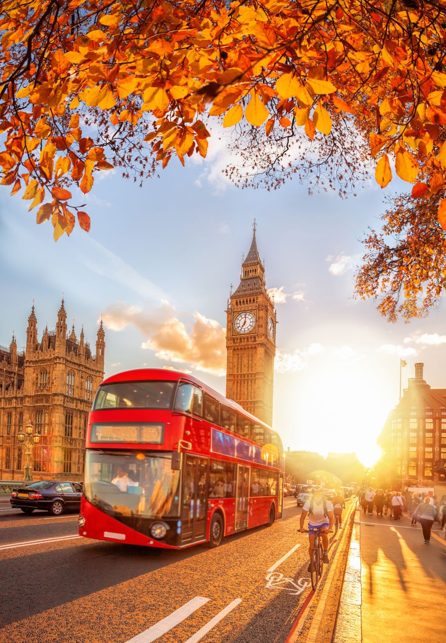 London ngập tràn trong sắc thu sẽ là địa điểm lý tưởng cho chuyến nghĩ dưỡng của bạn