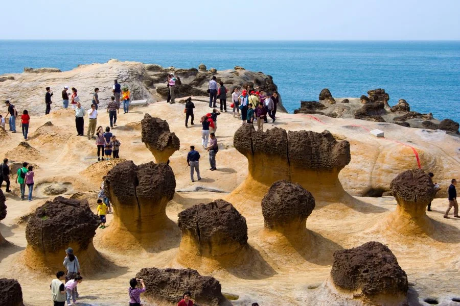 Công viên địa chất Yeliu - vẻ đẹp thiên nhiên độc đáo tại Đài Bắc