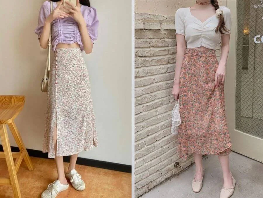 Một chiếc váy hoa xinh xắn sẽ mang đến cho bạn một vẻ ngoài nữ tính, dịu dàng và đậm chất vintage