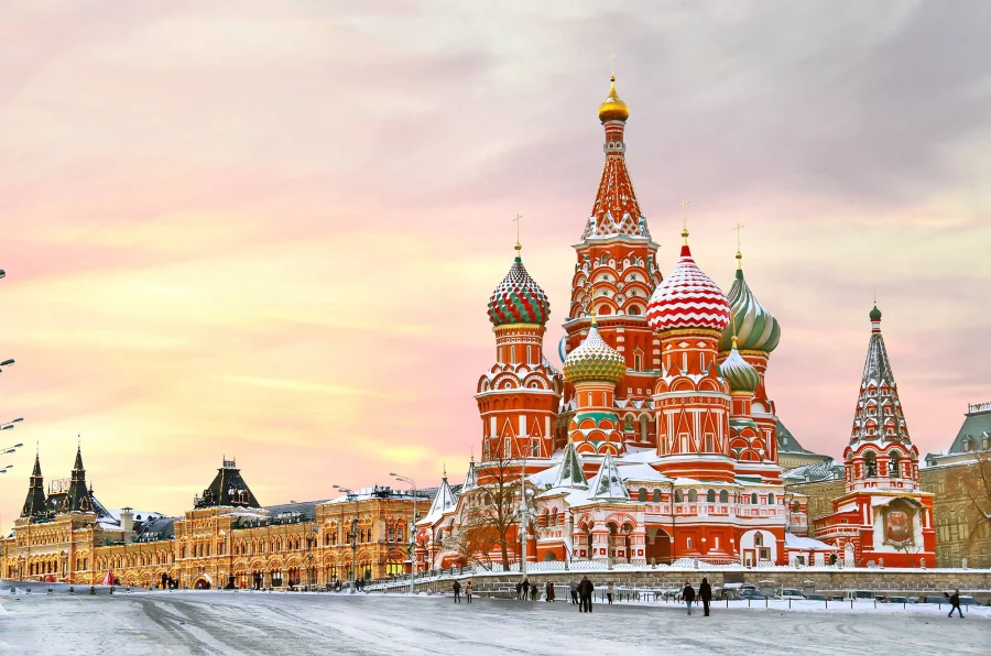 Thủ đô Moscow sở hữu nhiều công trình kiến trúc tráng lệ mang đậm dấu ấn lịch sử