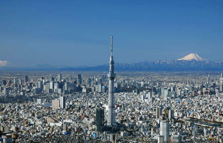 Tòa tháp Skytree - Tòa tháp cao nhất tại Nhật Bản