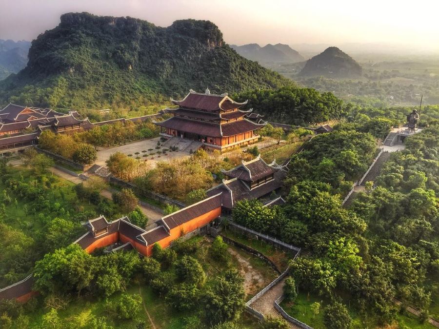 Chùa Bái Đính - Nơi tu tập an yên giữa khung cảnh thiên nhiên thanh bình