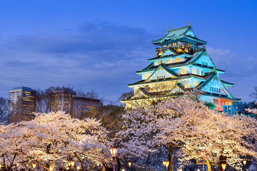 Vẻ đẹp cổ kính nhưng cũng cực kỳ tráng lệ của Lâu đài Osaka 