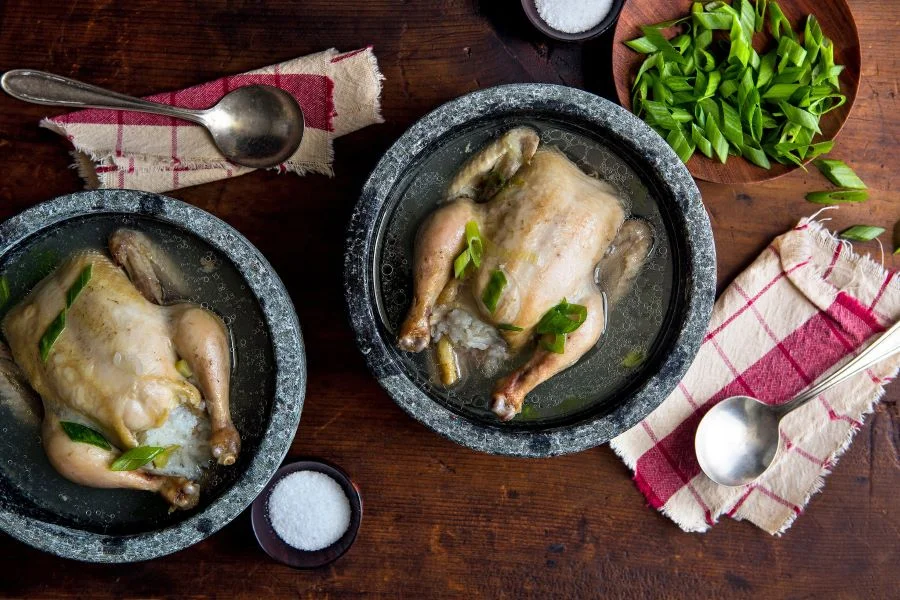 Canh gà hầm sâm là một trong những “quốc hồn quốc tuý” đặc trưng cho nền ẩm thực độc đáo Hàn Quốc