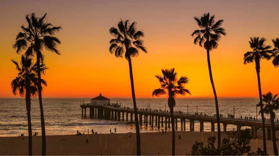 Ngắm hoàng hôn siêu đẹp tại Bang California