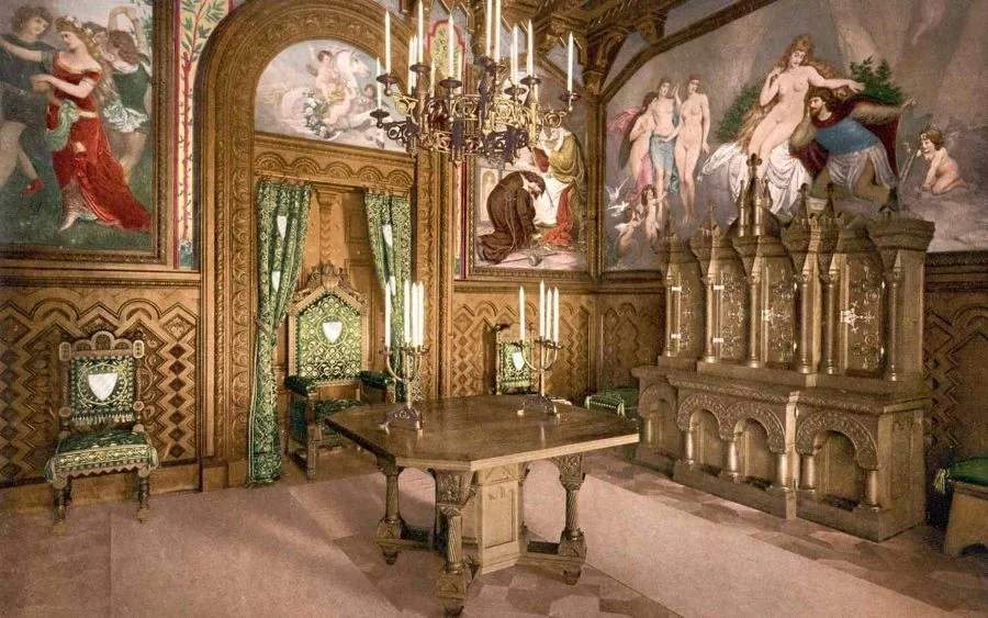 Phong cách kiến trúc lãng mạn thế kỷ 19 tại lâu đài Neuschwanstein