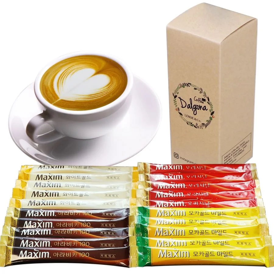 Một set cà phê là món quà ngày Tết rất được người Hàn ưa chuộng  