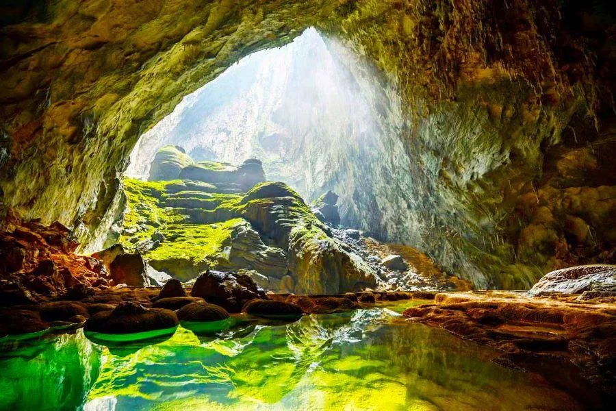 Vẻ đẹp thuần khiết hiếm có trong hang động Phong Nha - Kẻ Bàng