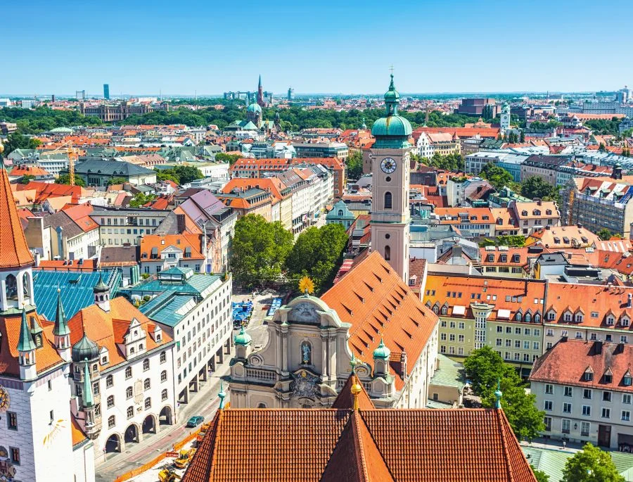 Thành phố Munich sở hữu nhiều di sản công trình kiến trúc cổ kính với bề dày lịch sử lâu đời