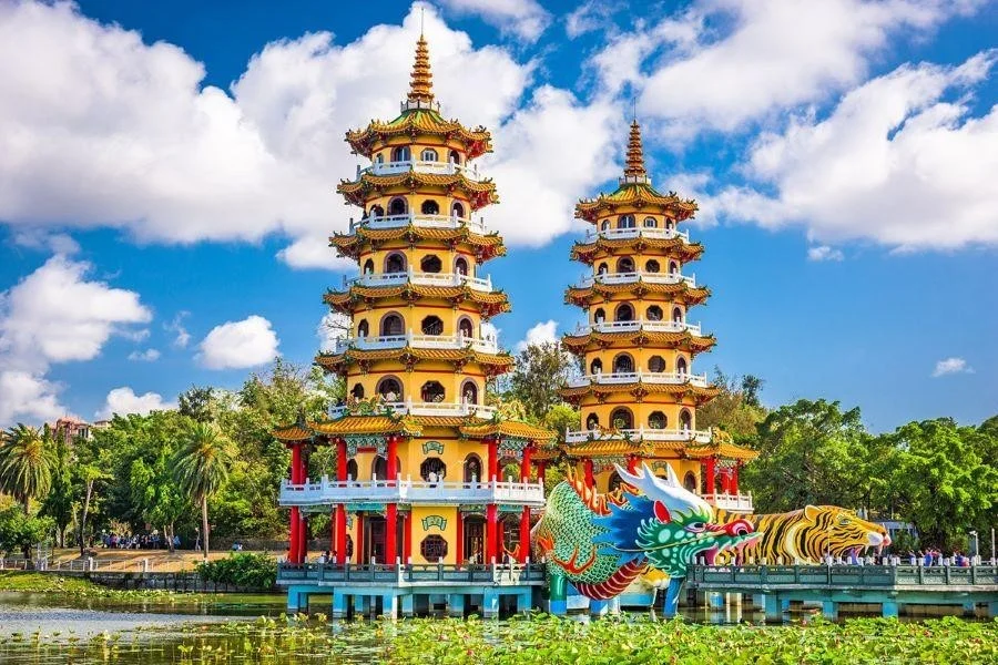 Đài Xuân Thu được đánh giá là một biểu tượng độc đáo của nền nghệ thuật kiến trúc Đài Loan