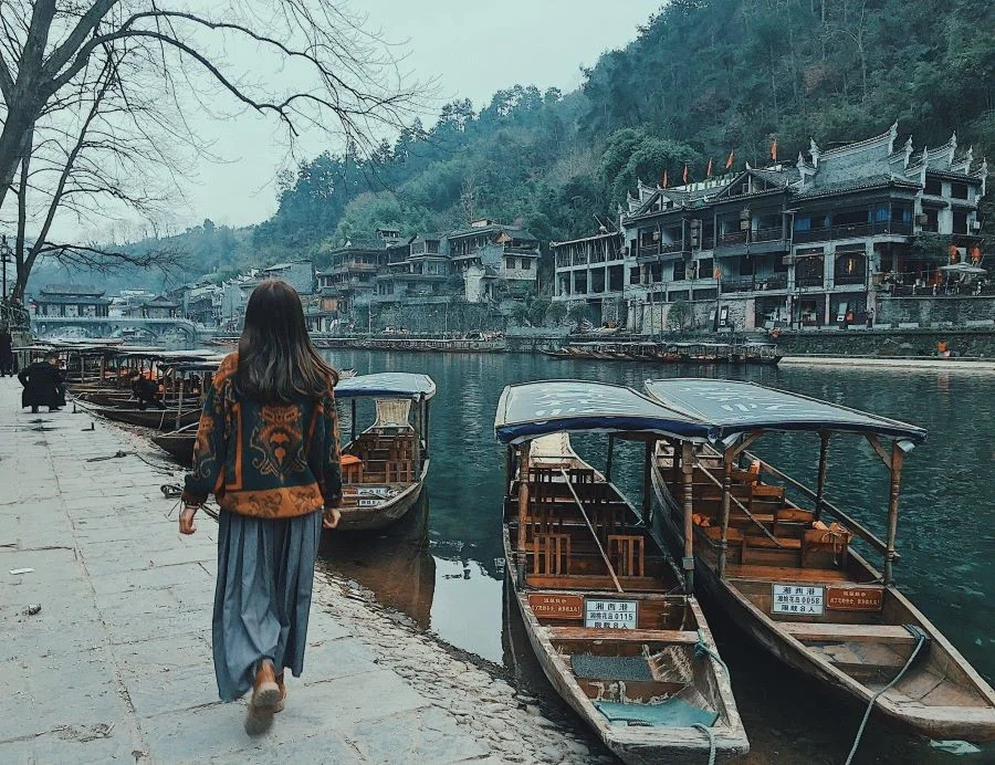 Vẻ đẹp huyền ảo tại Bến Thuyền Sông Đà Giang