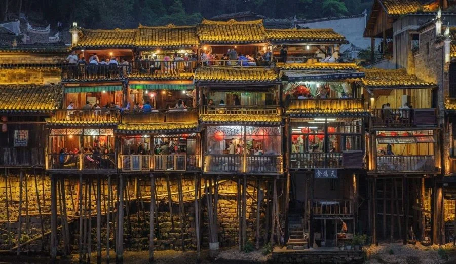 Điếu Cước Lâu Diao Jiao Lou - Kiến trúc ngàn năm tại Trung Quốc