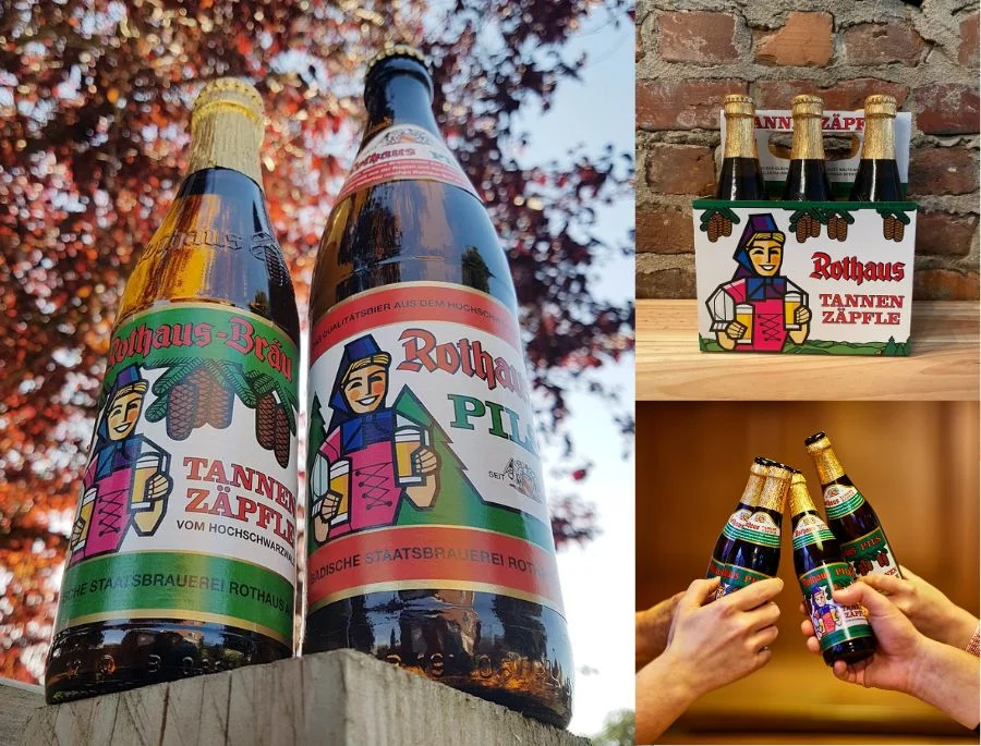 Kiểu dáng xinh xắn của dòng bia Rothaus Pils