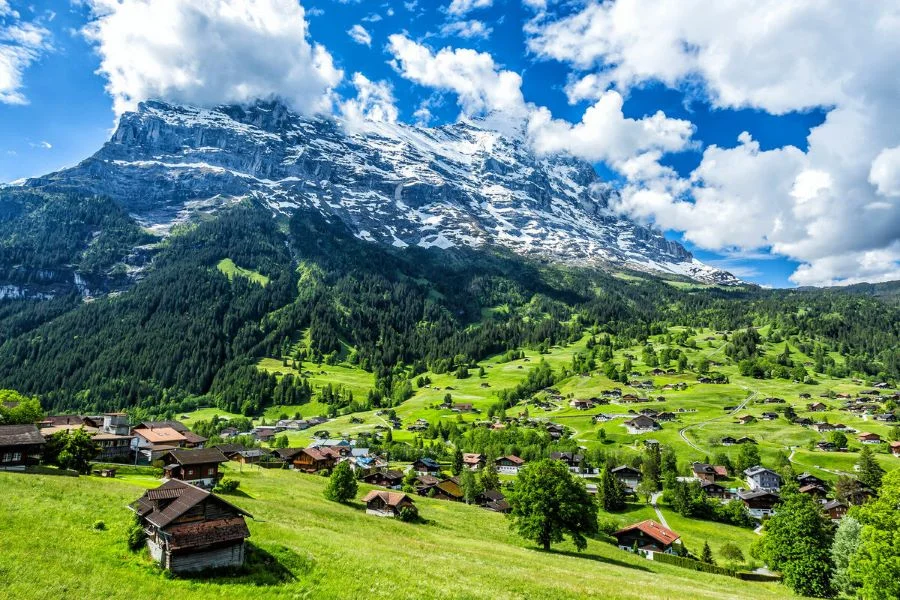 Grindelwald sở hữu bức tranh thiên nhiên tươi đẹp mỹ miều làm mê mẩn trái tim du khách 