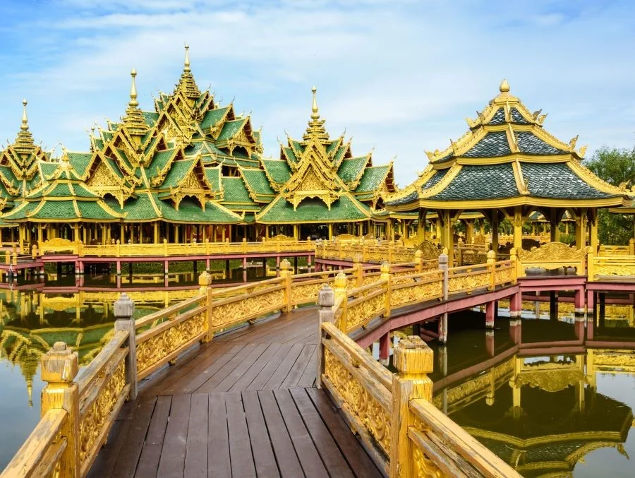 Muang Boran Ancient City là quần thể mang giá trị nhân văn lớn