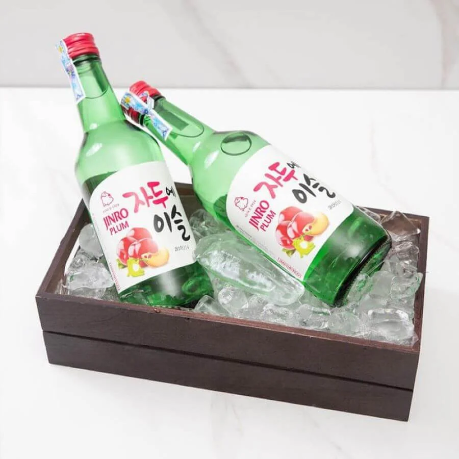 Người Hàn thường ướp lạnh chai rượu để thưởng thức hương vị trọn vẹn hơn