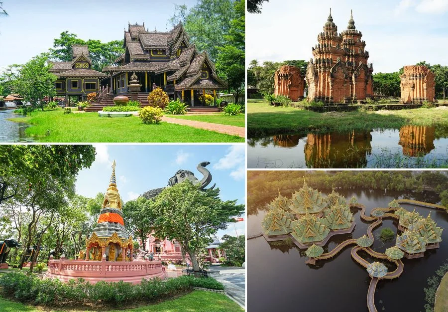 Thành cổ Muang Boran được mệnh danh là “Thái Lan thu nhỏ trong lòng bàn tay”