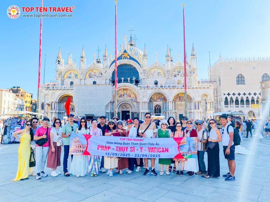 Tour Pháp - Thuỵ Sĩ - Vatican luôn là hành trình lý tưởng cho du khách muốn đón năm mới giữa không gian lãng mạn