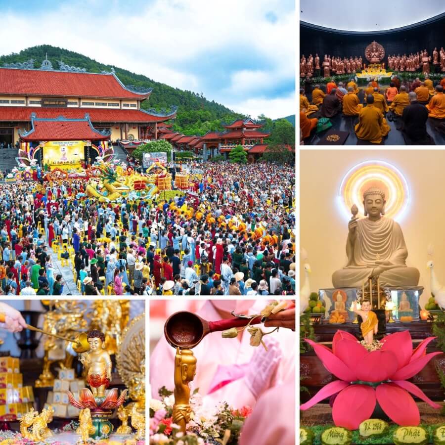 Tắm Phật - Một trong những nghi thức thiêng liêng của ngày Đại lễ Phật Đản Vesak 2025, mang đậm dấu ấn văn hóa Phật giáo