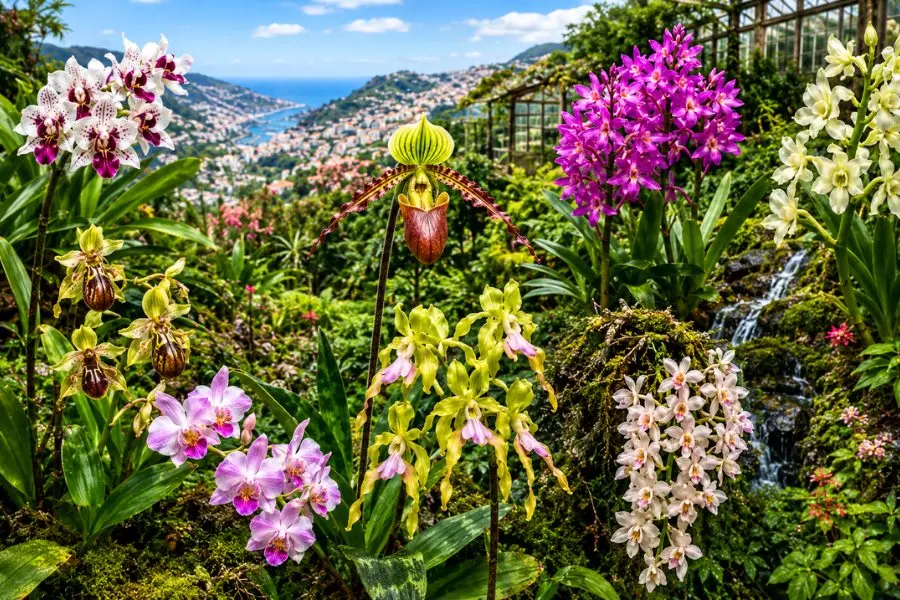 Các loài lan quý hiếm tại Madeira được chăm chút tỉ mỉ và xuất hiện nổi bật