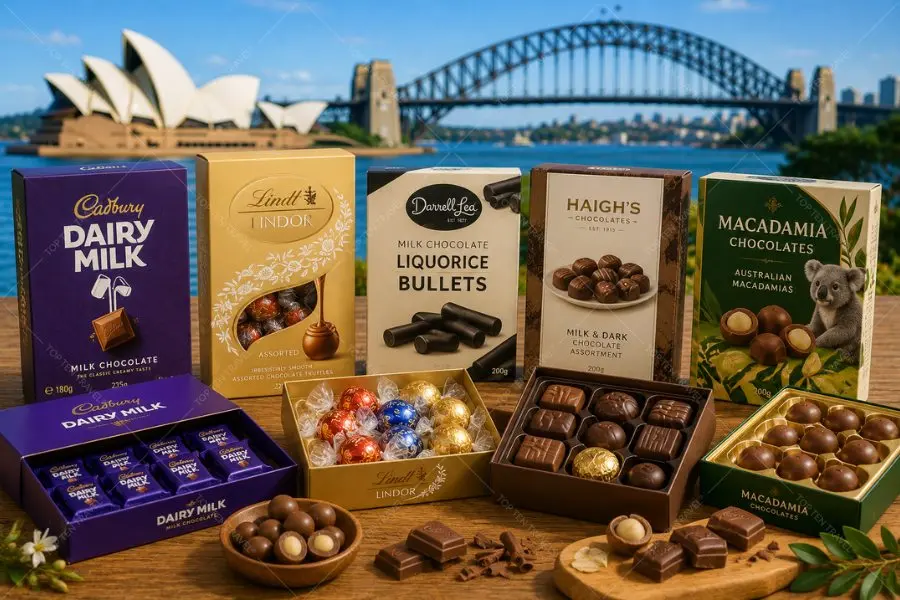 Socola Úc với thiết kế sang trọng là món quà được nhiều khách du lịch Sydney yêu thích