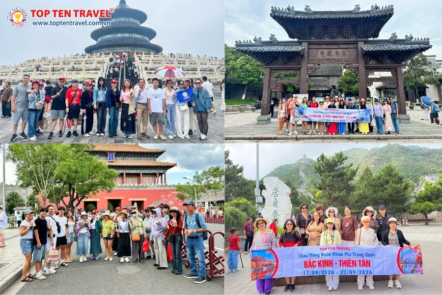 Top Ten Travel sở hữu đa dạng các hành trình tour Bắc Kinh Trung Quốc
