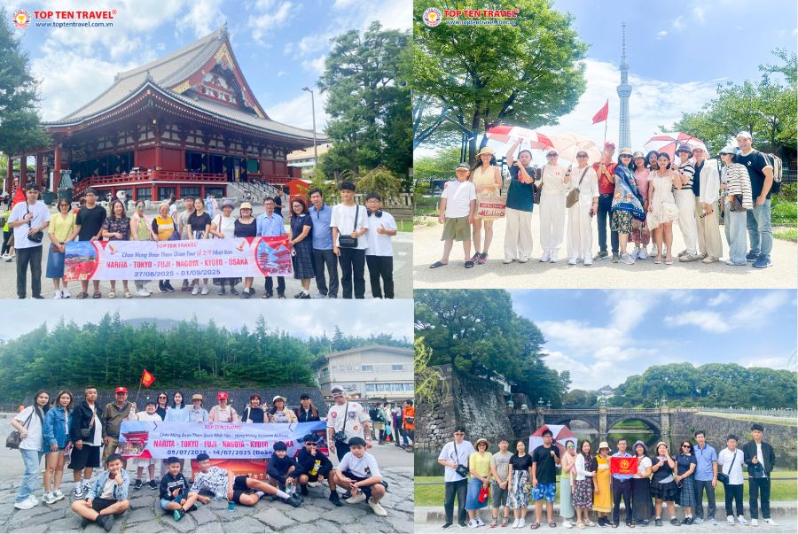 Đông đảo du khách lựa chọn Top Ten Travel là đơn vị tổ chức tour du lịch Nhật Bản dịp tết