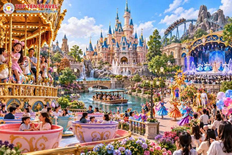Các hoạt động vui chơi tại Disneyland Thượng Hải