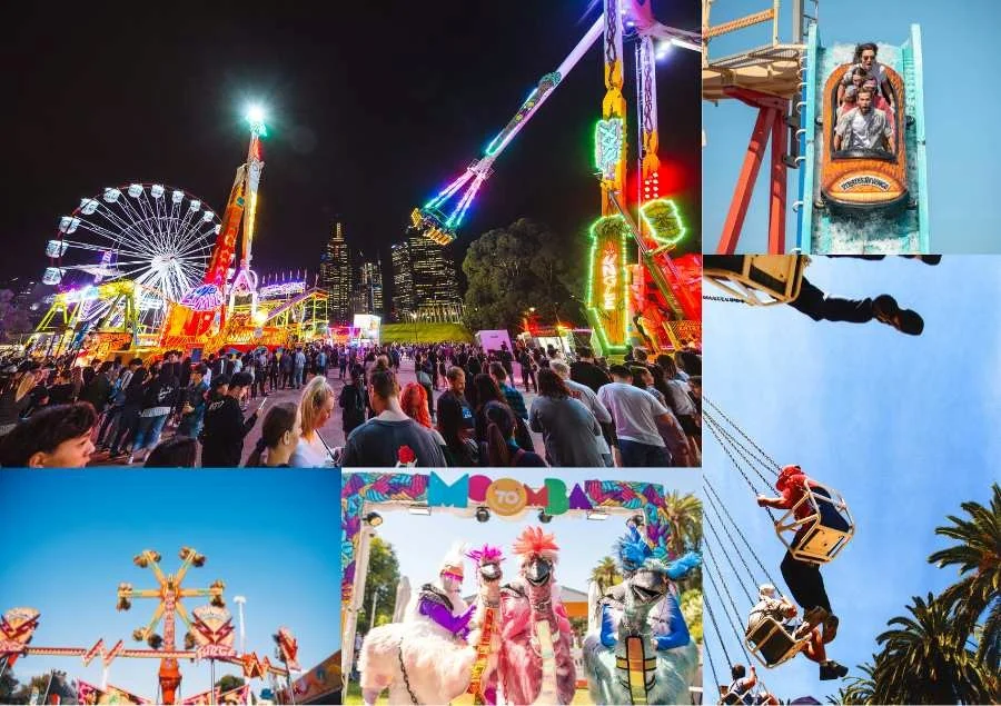 Lễ hội Moomba có quy mô lớn, và đã thu hút hàng trăm lượt khách du lịch Úc tới tham gia mỗi năm