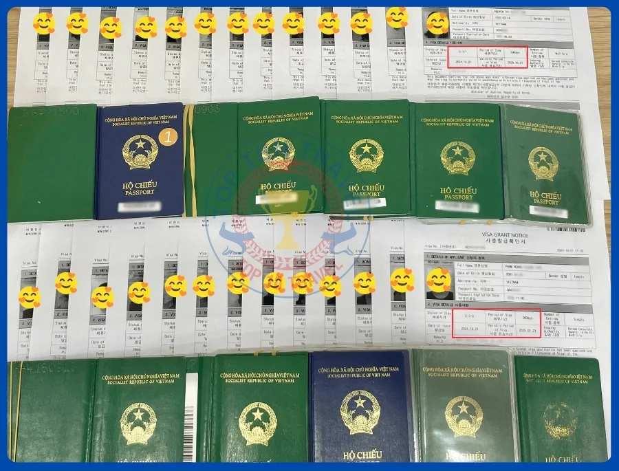 Visa công tác có thể có thời hạn từ 15 đến 90 ngày tùy vào năng lực của từng bộ hồ sơ