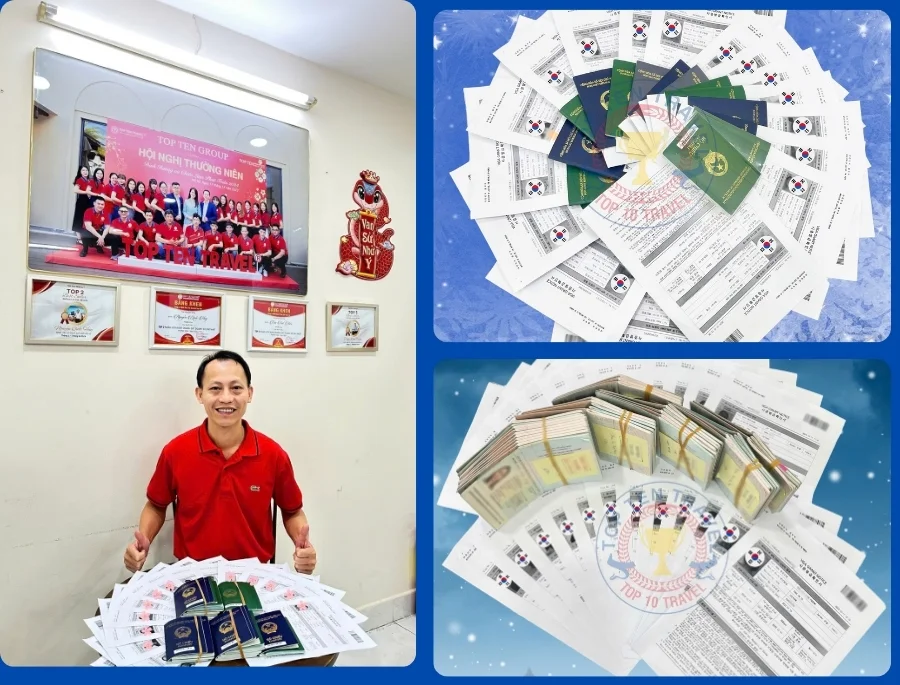 Với vị thế ưu tiên top 2, thời gian xét duyệt visa Hàn Quốc của Top Ten Travel được rút ngắn chỉ còn 7 ngày