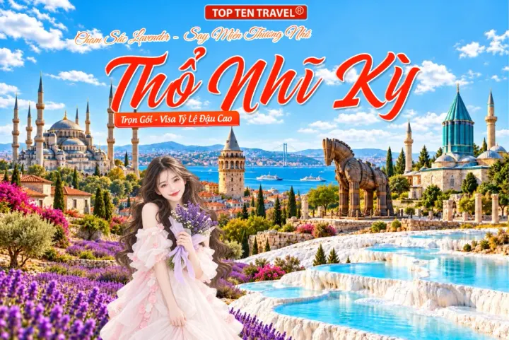 Tour du Lịch Thổ Nhĩ Kỳ Mùa Hoa Lavender 7N7D