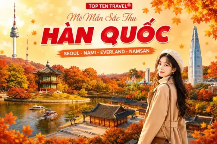 Tour Hàn Quốc Mùa Thu 2026 | Seoul - Nami - Everland - Namsan 4N5D
